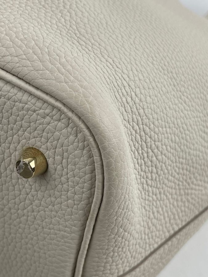 Hermès 愛馬仕菜籃子22 奶昔白 B刻-11