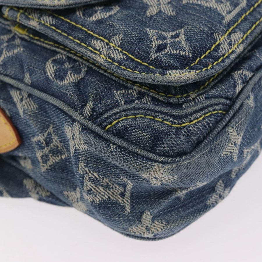 【日本直送】路易威登 Monogram 牛仔布腰包/斜背包 藍色 M95347 LV 正品 184945SAV-8