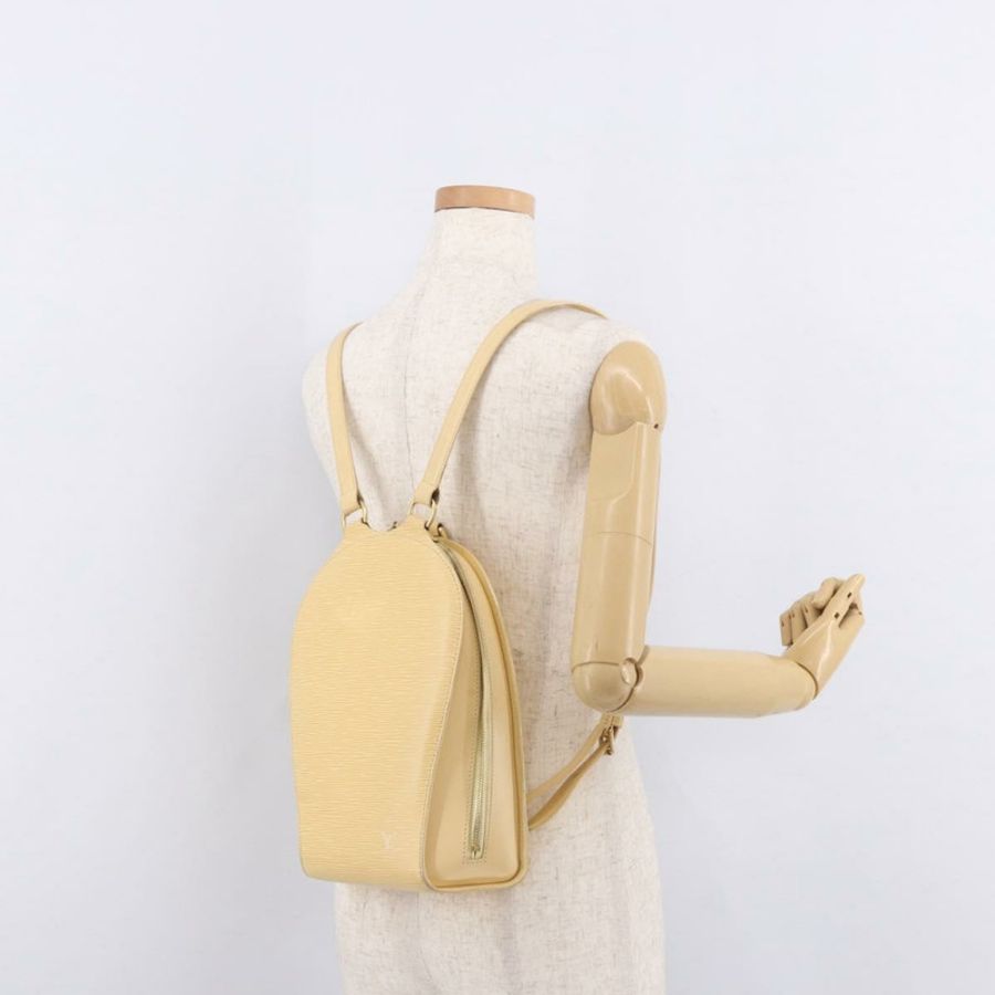 【日本直送】路易威登 Epi Mabillon 雙肩包 香草色 M5223A LV Auth am11865V-24
