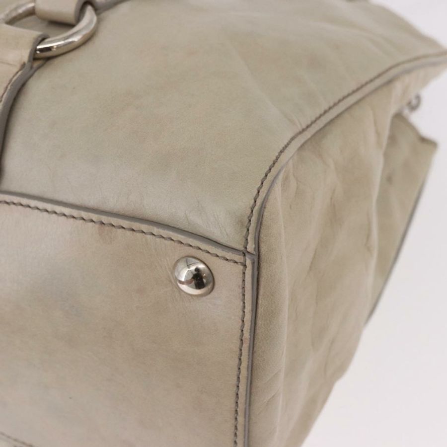 【日本直送】Miu Miu 手提包 皮革 兩用 灰色 銀色 正品 185170V-18