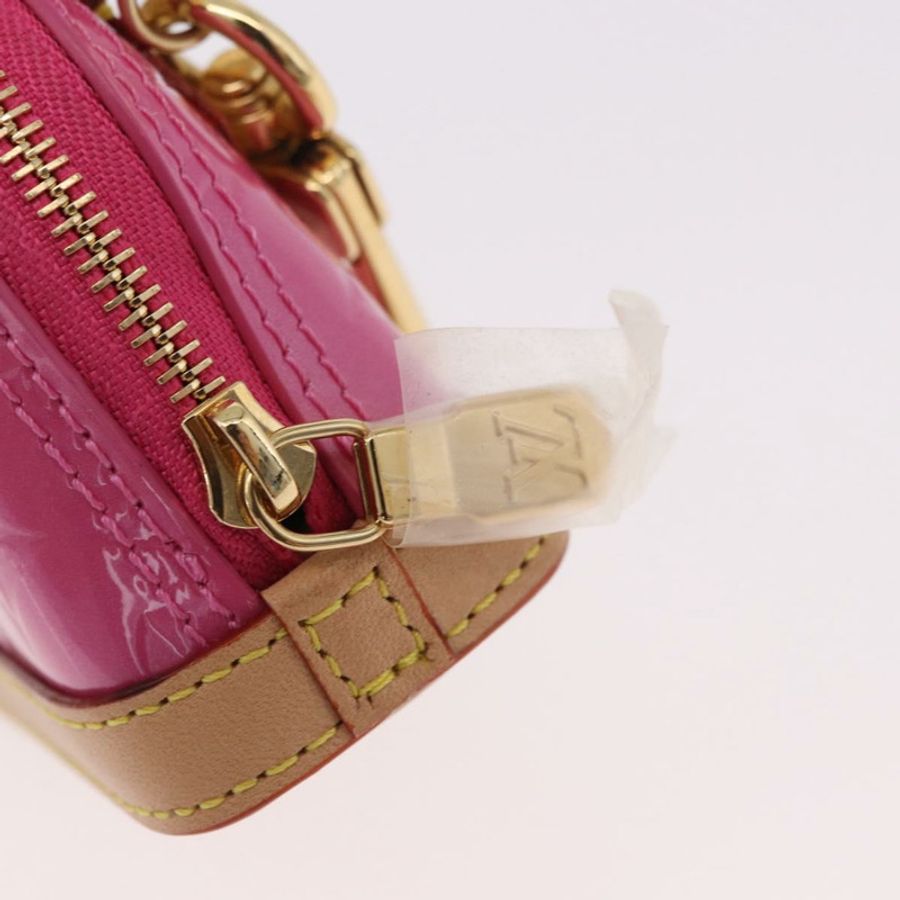 【日本直送】路易威登 Monogram Vernis Micro Alma 粉紅色包飾 M01706 LV 正品 185054SAM-18