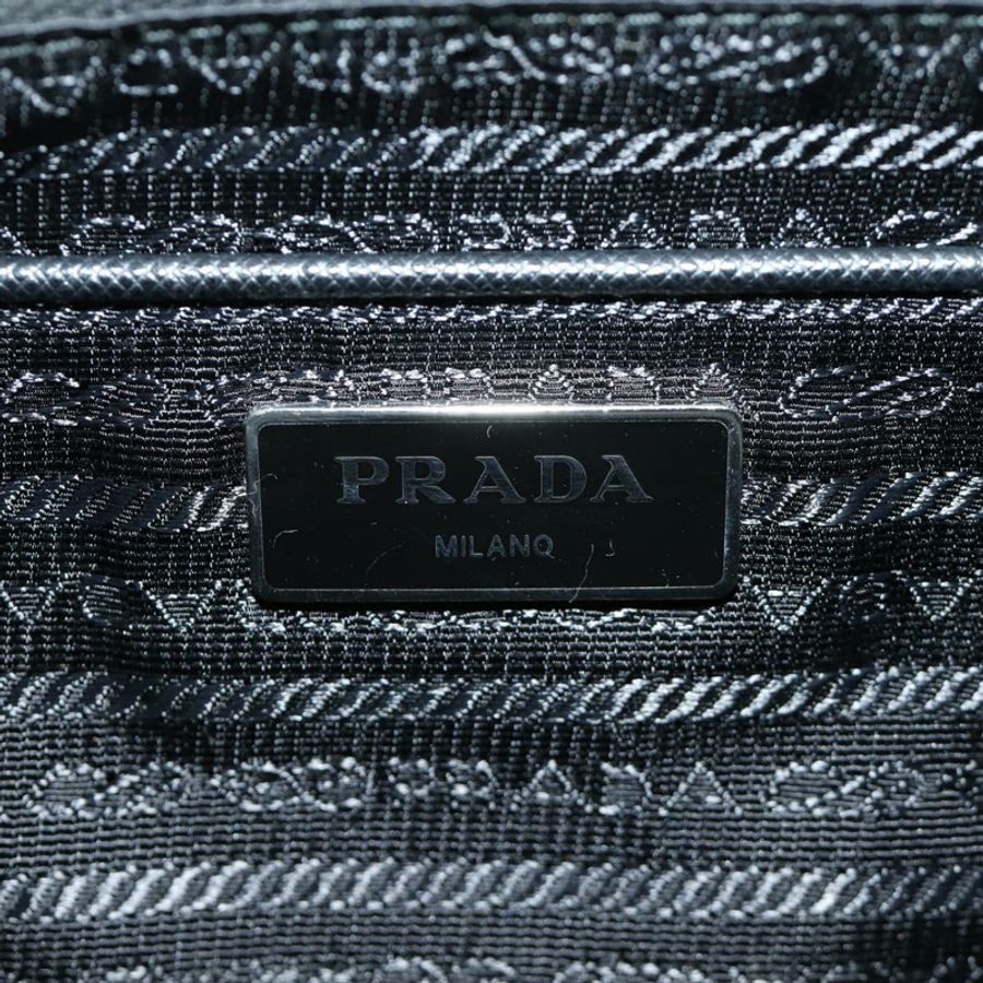 【日本直送】PRADA 雙肩包 PVC 帆布 銀色 正品 184815M-28