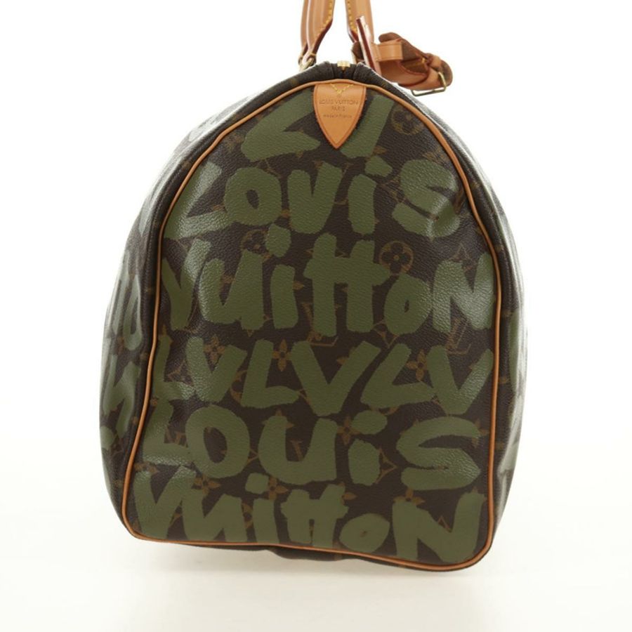 【日本直送】路易威登 Monogram Graffiti Keepall 50 波士頓包 卡其色 M92196 正品 184999SV-4