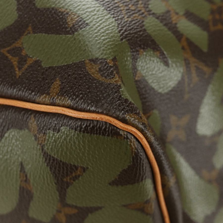 【日本直送】路易威登 Monogram Graffiti Keepall 50 波士頓包 卡其色 M92196 正品 184999SV-15