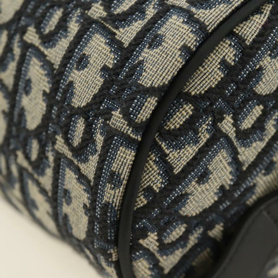 【日本直送】Christian Dior Trotter帆布滾輪斜背包,海軍藍,正品,貨號184861SAM-15