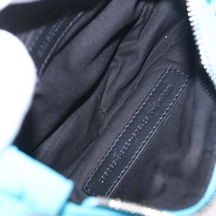 【日本直送】BALENCIAGA Le Cagolel 迷你手提包 皮革 藍色 671309 正品 184859M-10