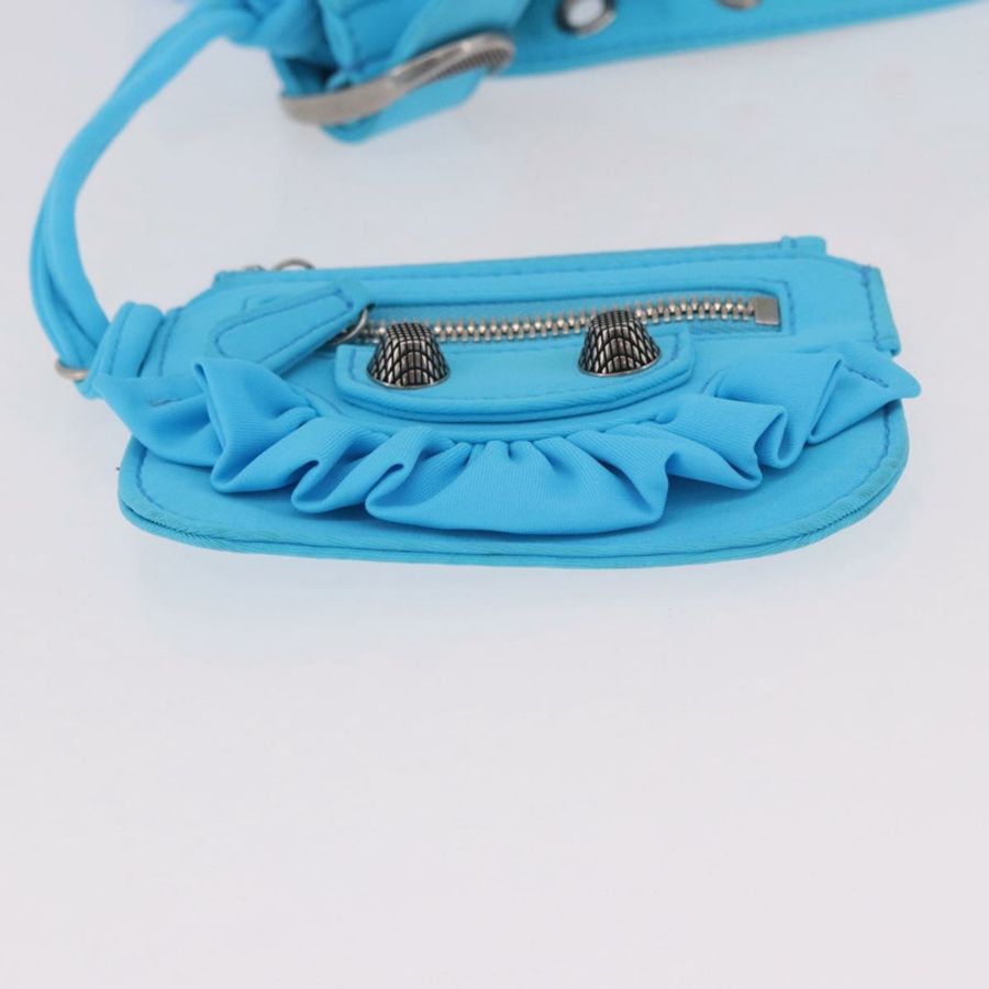 【日本直送】BALENCIAGA Le Cagolel 迷你手提包 皮革 藍色 671309 正品 184859M-23