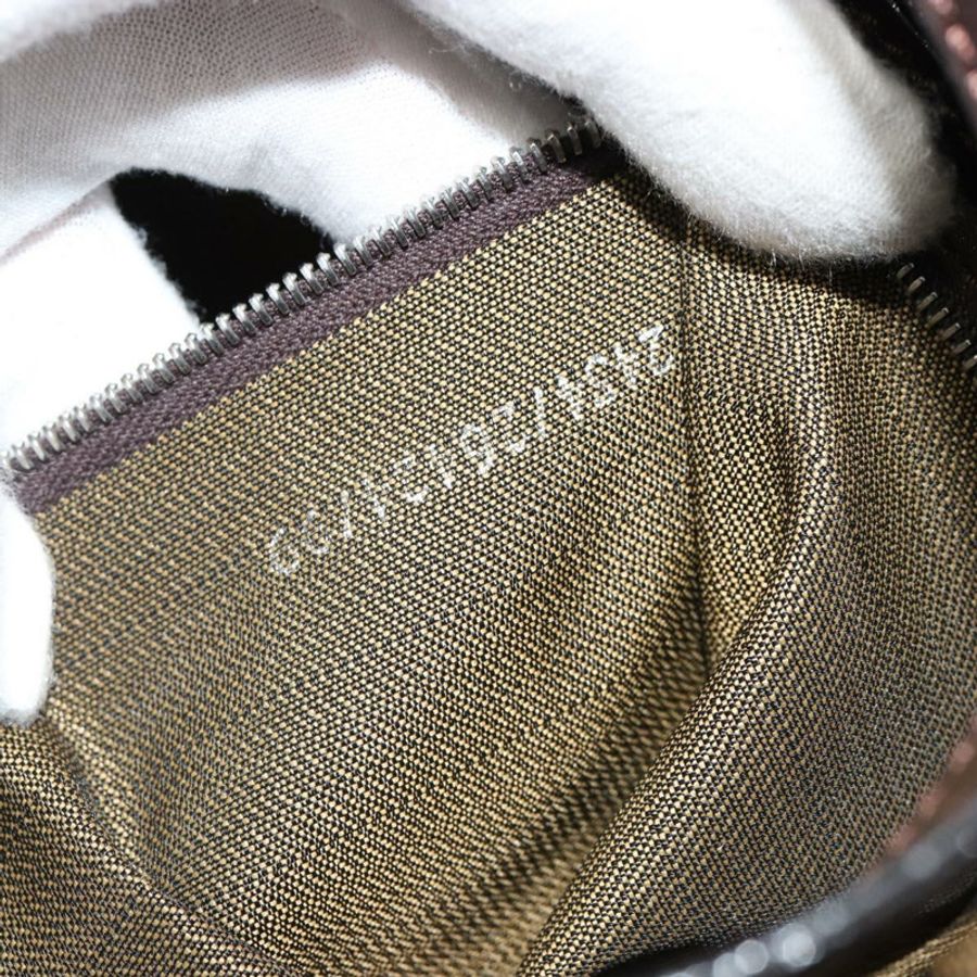 【日本直送】FENDI Zucca帆布Mamma Baguette單肩包 黑色棕色 正品 184908SAM-10