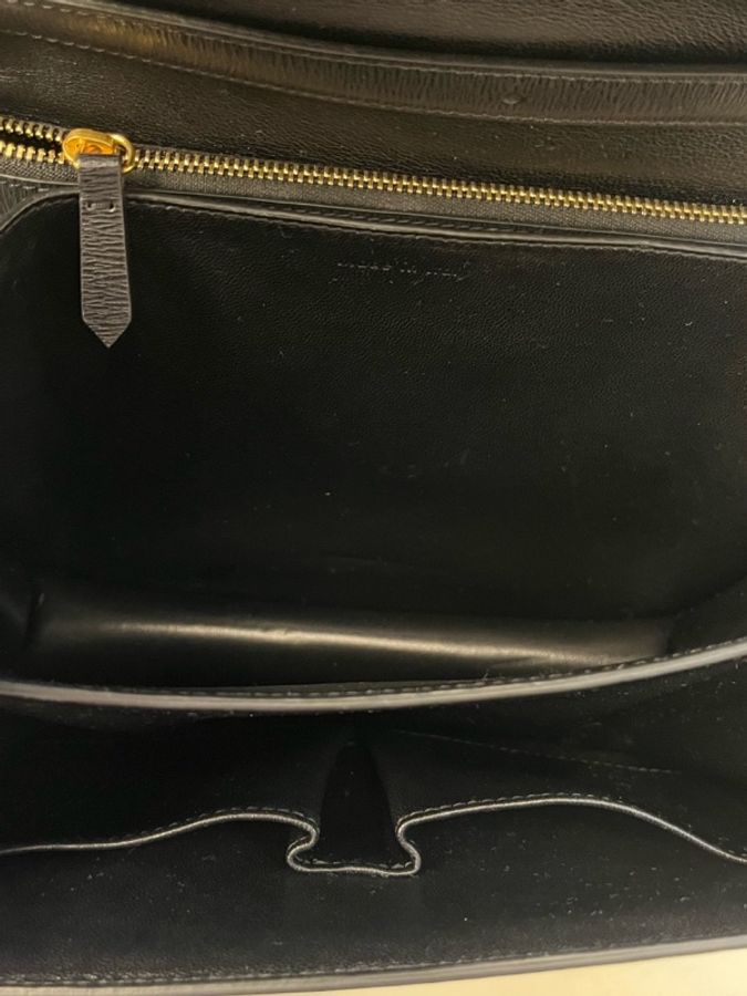Celine 賽琳Classic Box 豆腐包 錫器灰金扣中號-5