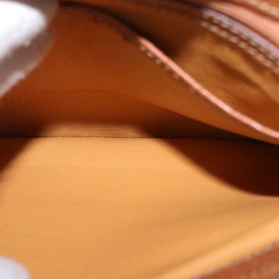 【日本直送】GUCCI 竹節手提包 皮革 兩用 棕色 金色 正品 185369-22
