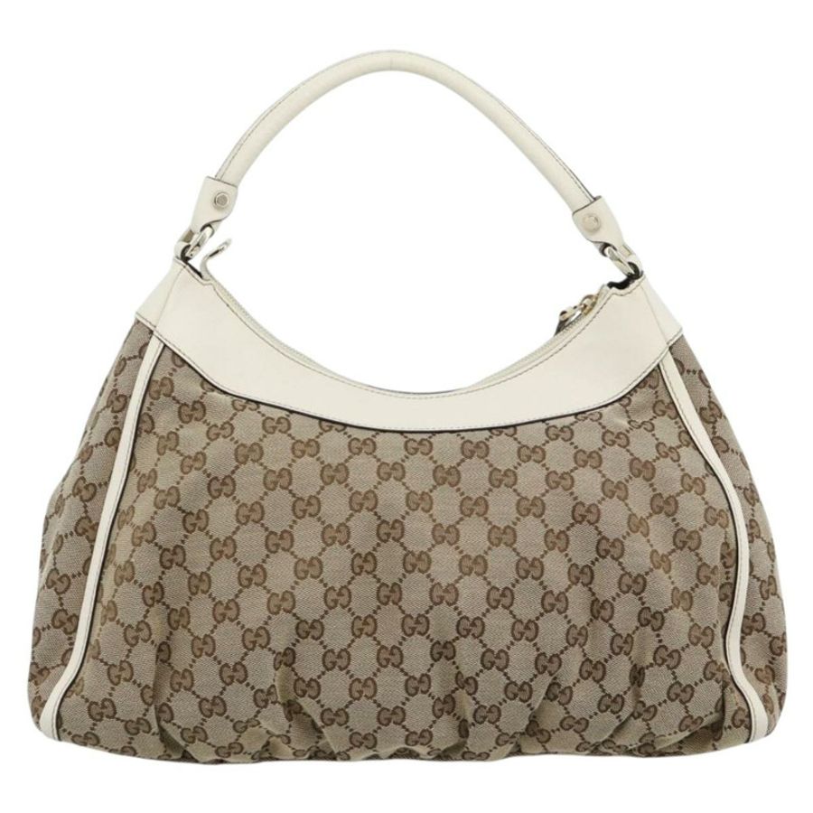 【日本直送】GUCCI GG帆布Abbey單肩包 米色/金色 189833 正品 184930V-1