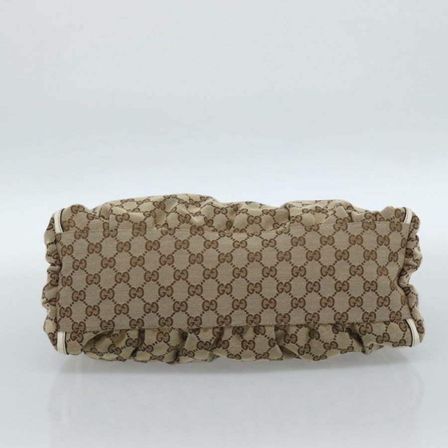 【日本直送】GUCCI GG帆布Abbey單肩包 米色/金色 189833 正品 184930V-4
