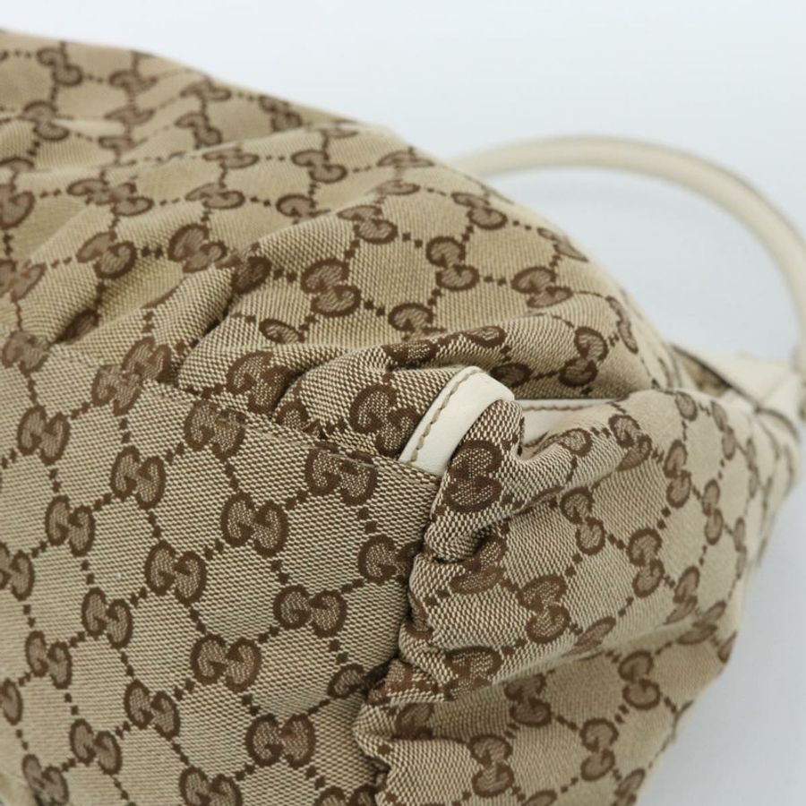 【日本直送】GUCCI GG帆布Abbey單肩包 米色/金色 189833 正品 184930V-8