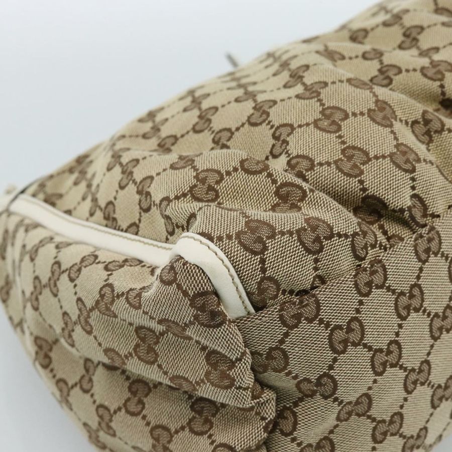 【日本直送】GUCCI GG帆布Abbey單肩包 米色/金色 189833 正品 184930V-15