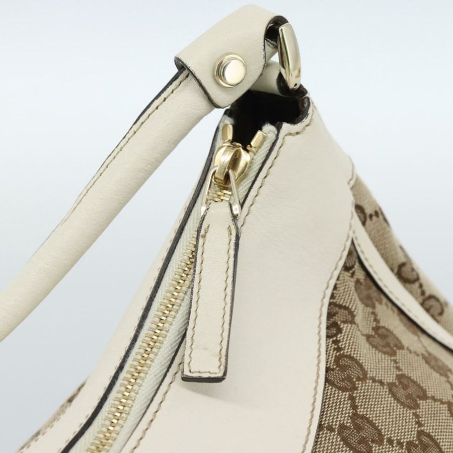 【日本直送】GUCCI GG帆布Abbey單肩包 米色/金色 189833 正品 184930V-16