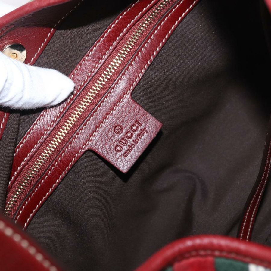 【日本直送】GUCCI Jackie 天鵝絨單肩包,綠色/金色,貨號 163804,正品編號 185371SM-18