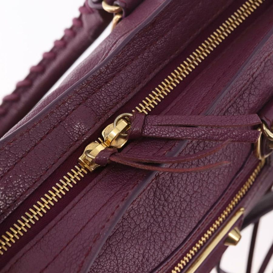 【日本直送】BALENCIAGA 經典金屬邊 City S 2way 紫色 432831 授權碼 185405SAM-17