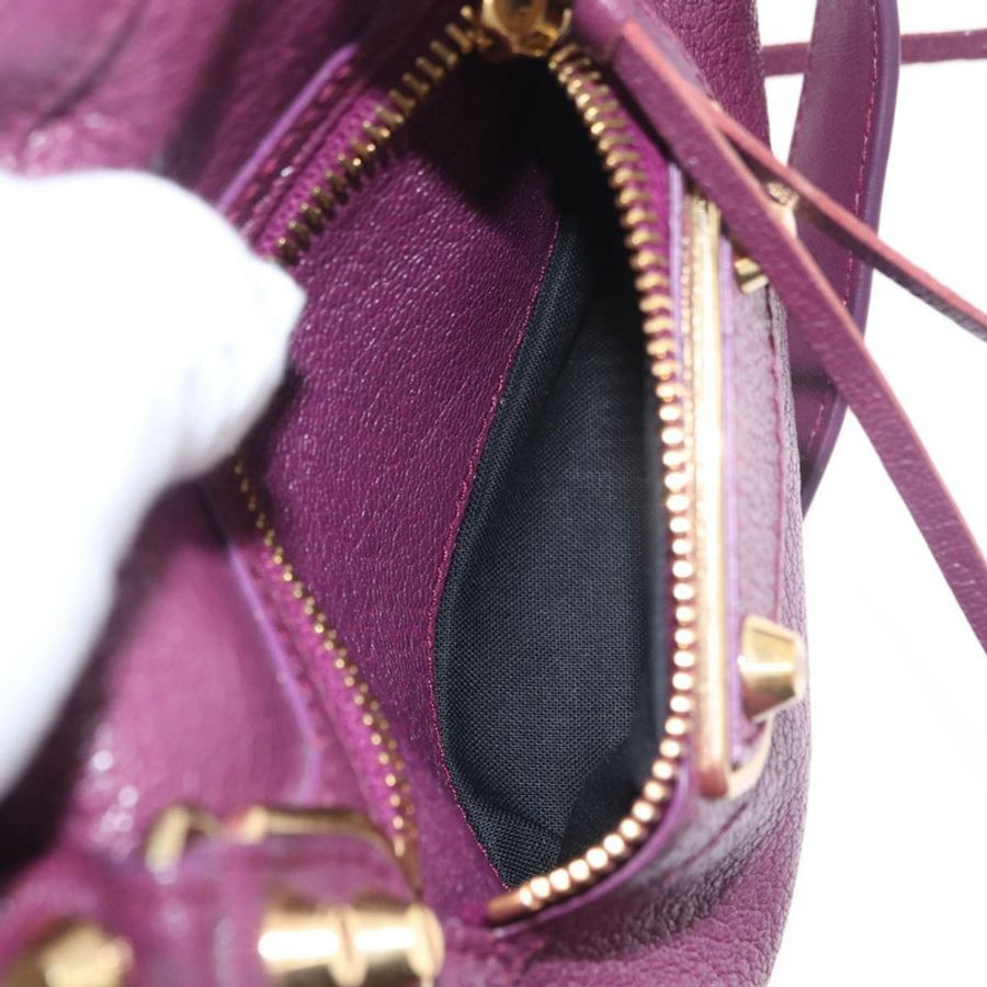 【日本直送】BALENCIAGA 經典金屬邊 City S 2way 紫色 432831 授權碼 185405SAM-24