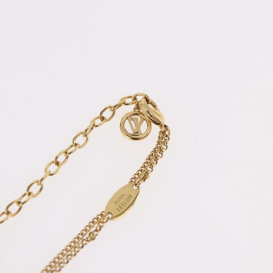【日本直送】路易威登 LV 鎖形項鍊 金屬 金色 M01593 LV 正品 185417SAM-14