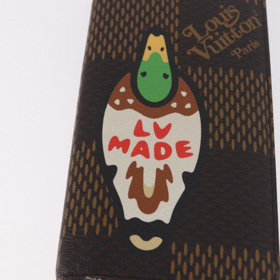 【日本直送】路易威登 Damier Ebene Giant LV × NIGO Portefeuille Braza 正品 185414SAV-16