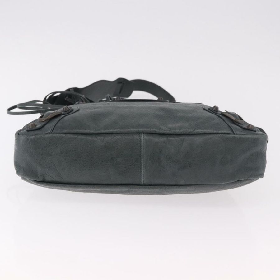【日本直送】BALENCIAGA The Town 手提包 皮革 2way 綠色 240579 正品 185448M-4