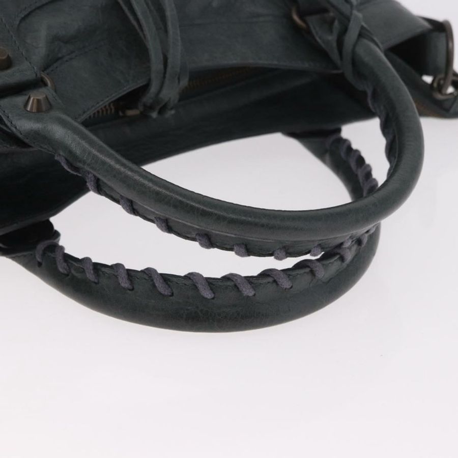 【日本直送】BALENCIAGA The Town 手提包 皮革 2way 綠色 240579 正品 185448M-6