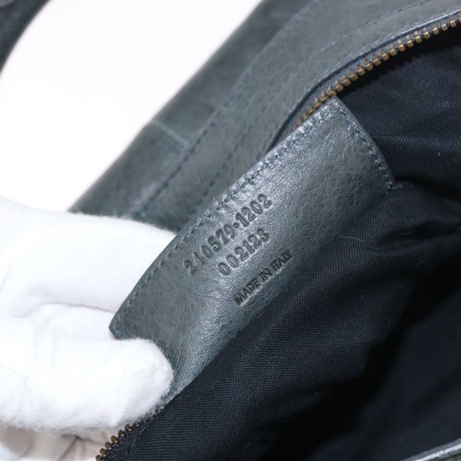 【日本直送】BALENCIAGA The Town 手提包 皮革 2way 綠色 240579 正品 185448M-11
