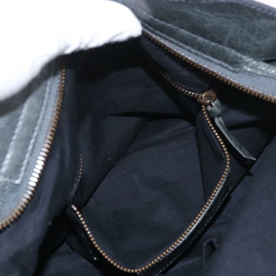 【日本直送】BALENCIAGA The Town 手提包 皮革 2way 綠色 240579 正品 185448M-25