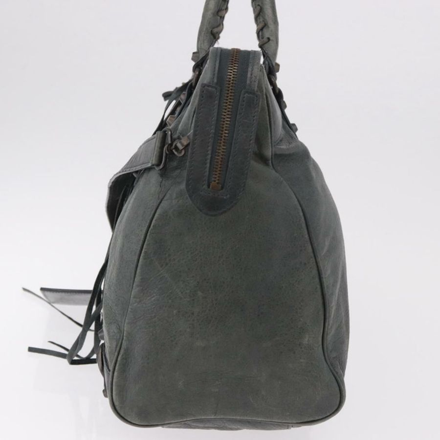 【日本直送】BALENCIAGA Vero 手提包 皮革 兩用 灰色 235216 正品 185366V-2