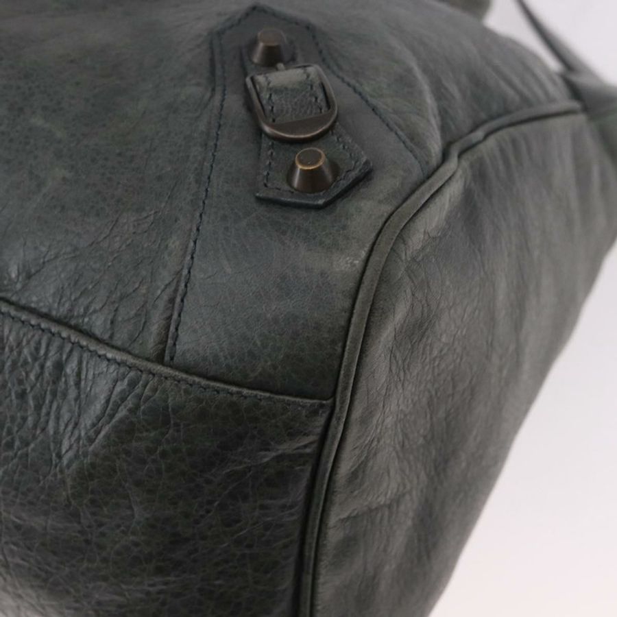【日本直送】BALENCIAGA Vero 手提包 皮革 兩用 灰色 235216 正品 185366V-16
