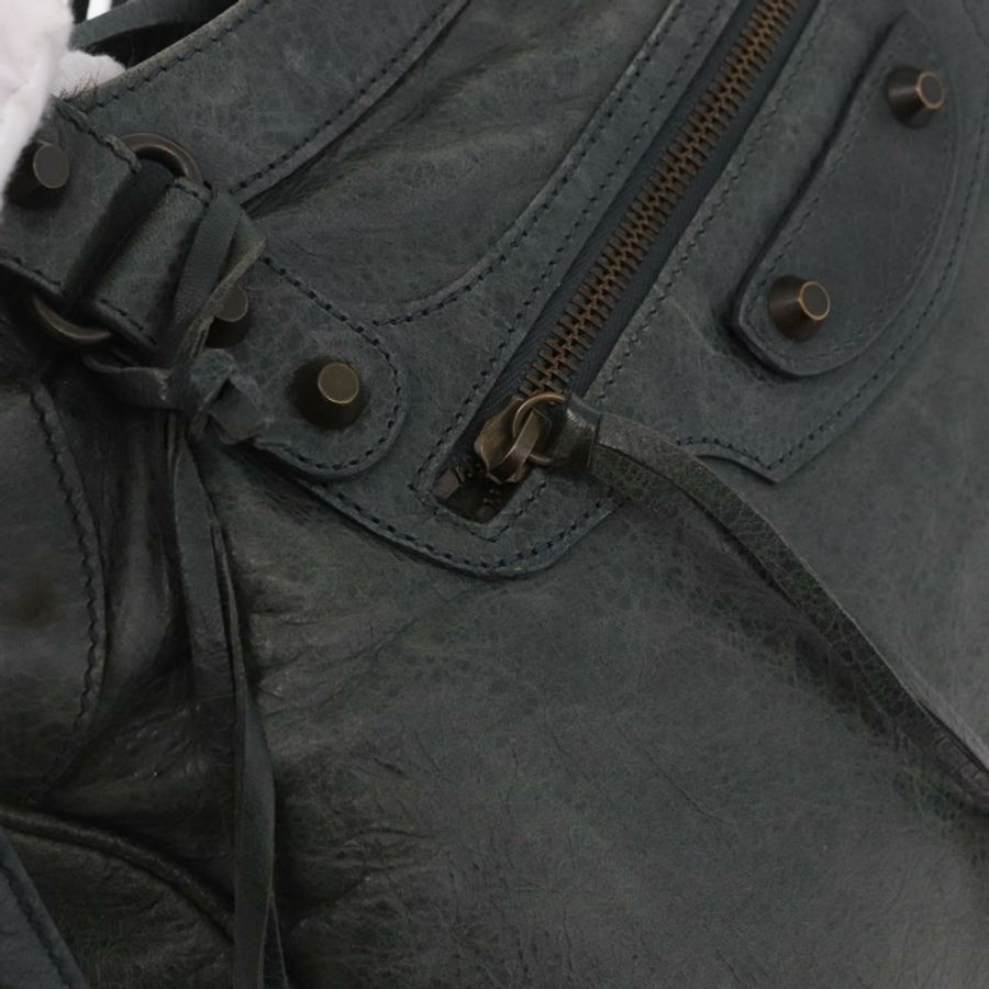 【日本直送】BALENCIAGA Vero 手提包 皮革 兩用 灰色 235216 正品 185366V-20