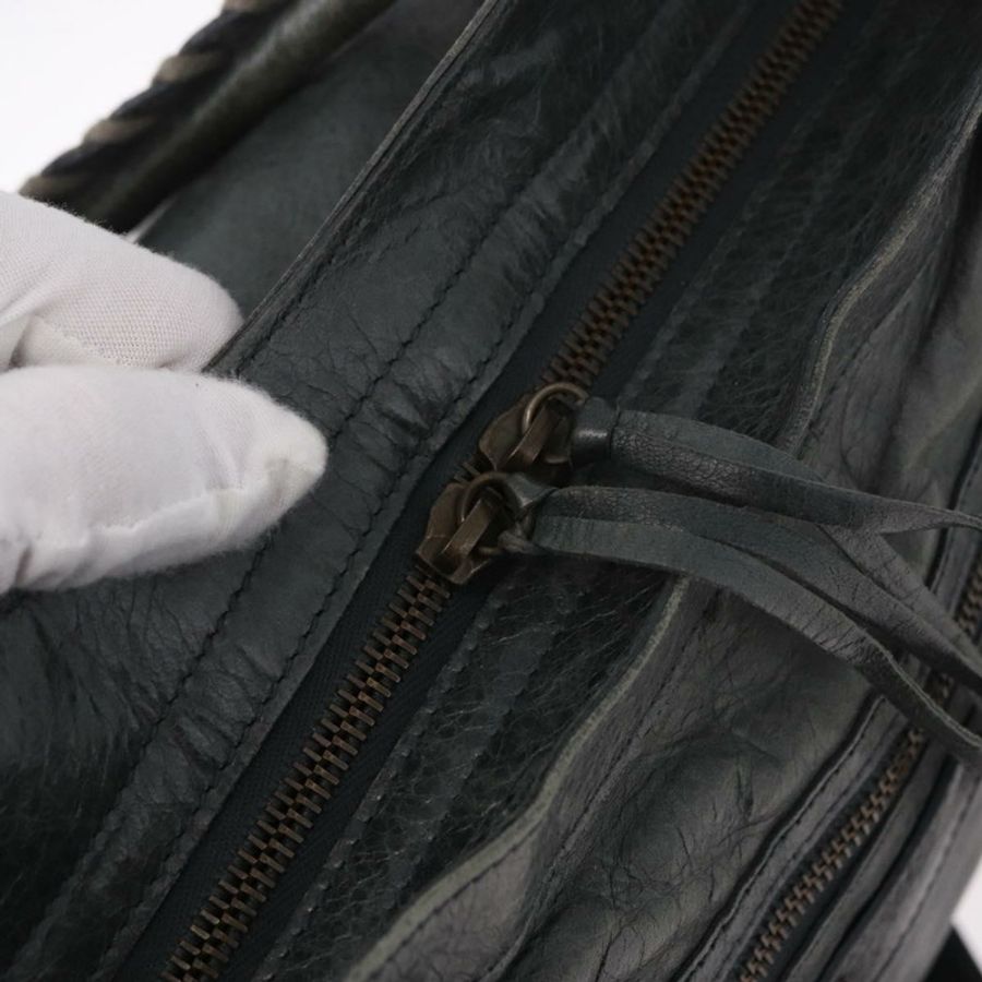 【日本直送】BALENCIAGA Vero 手提包 皮革 兩用 灰色 235216 正品 185366V-22