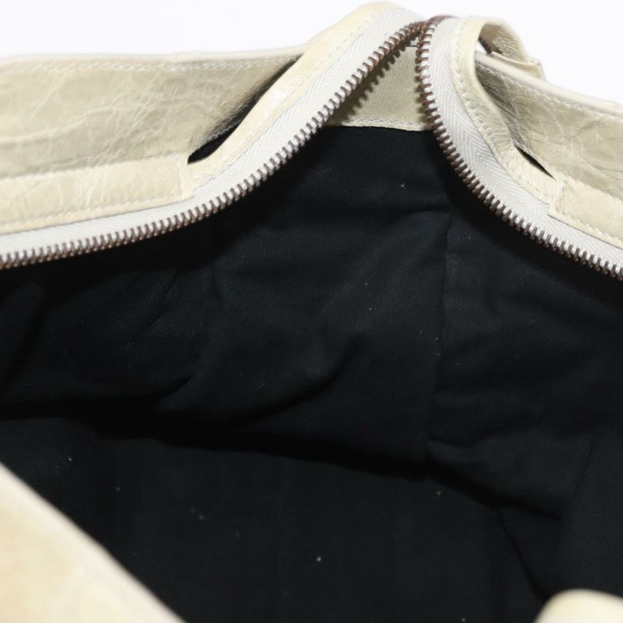 【日本直送】BALENCIAGA The City 手提包 皮革 2way 象牙色 115748 正品 185365V-23