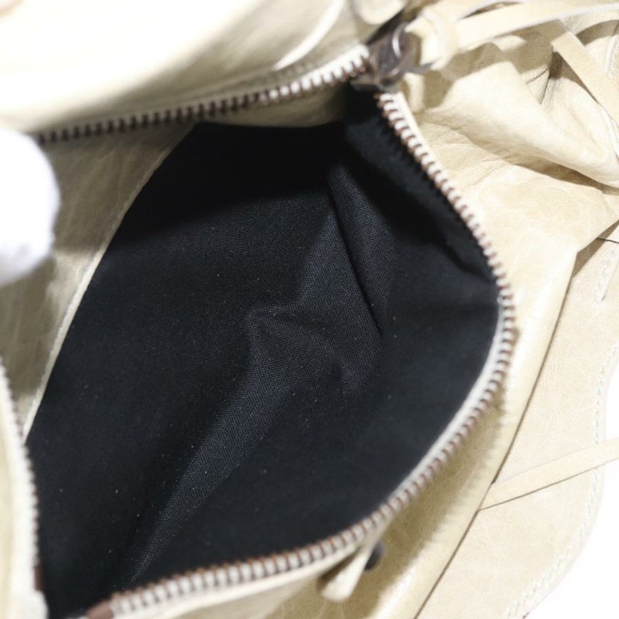 【日本直送】BALENCIAGA The City 手提包 皮革 2way 象牙色 115748 正品 185365V-27