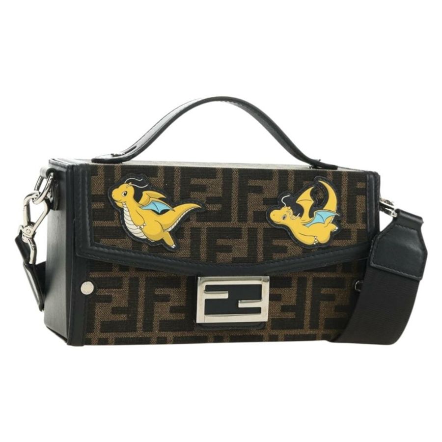 【日本直送】FENDI Zucca FRGMT POKEMON Mamma Baguette Soft Trunk Dragonite Auth am11869SM-0