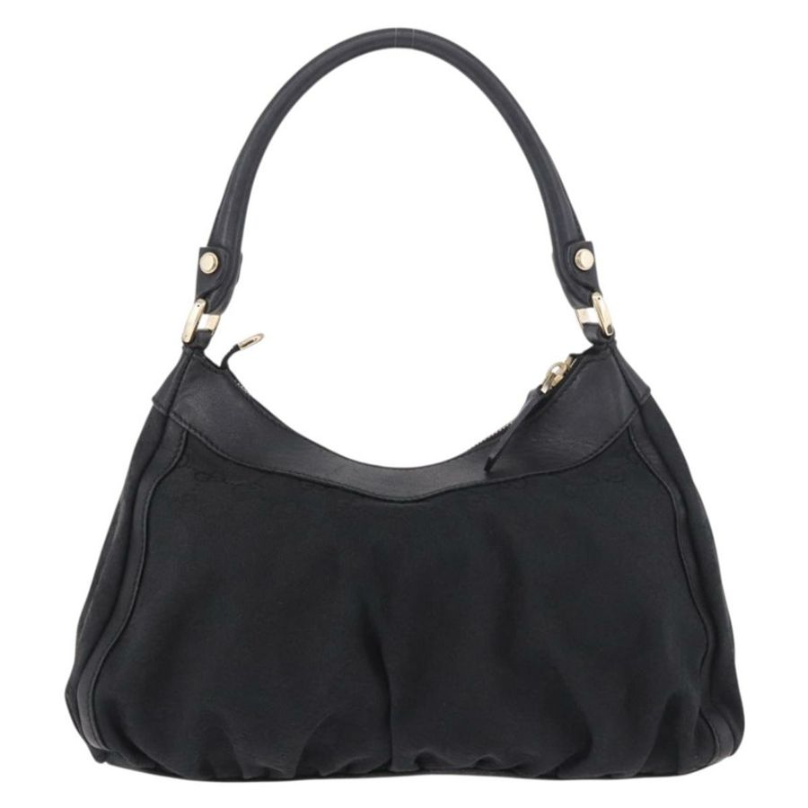 【日本直送】GUCCI GG帆布Abbey單肩包 黑色 金色 190525 正品 185668V-1