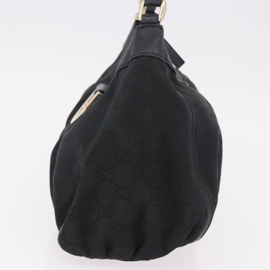 【日本直送】GUCCI GG帆布Abbey單肩包 黑色 金色 190525 正品 185668V-2