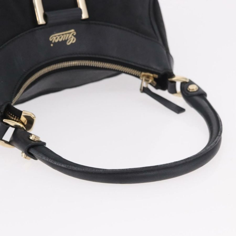 【日本直送】GUCCI GG帆布Abbey單肩包 黑色 金色 190525 正品 185668V-6