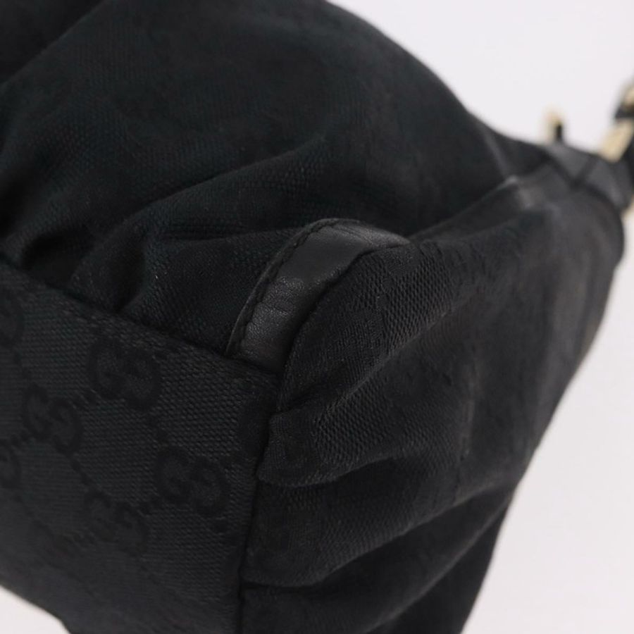 【日本直送】GUCCI GG帆布Abbey單肩包 黑色 金色 190525 正品 185668V-14