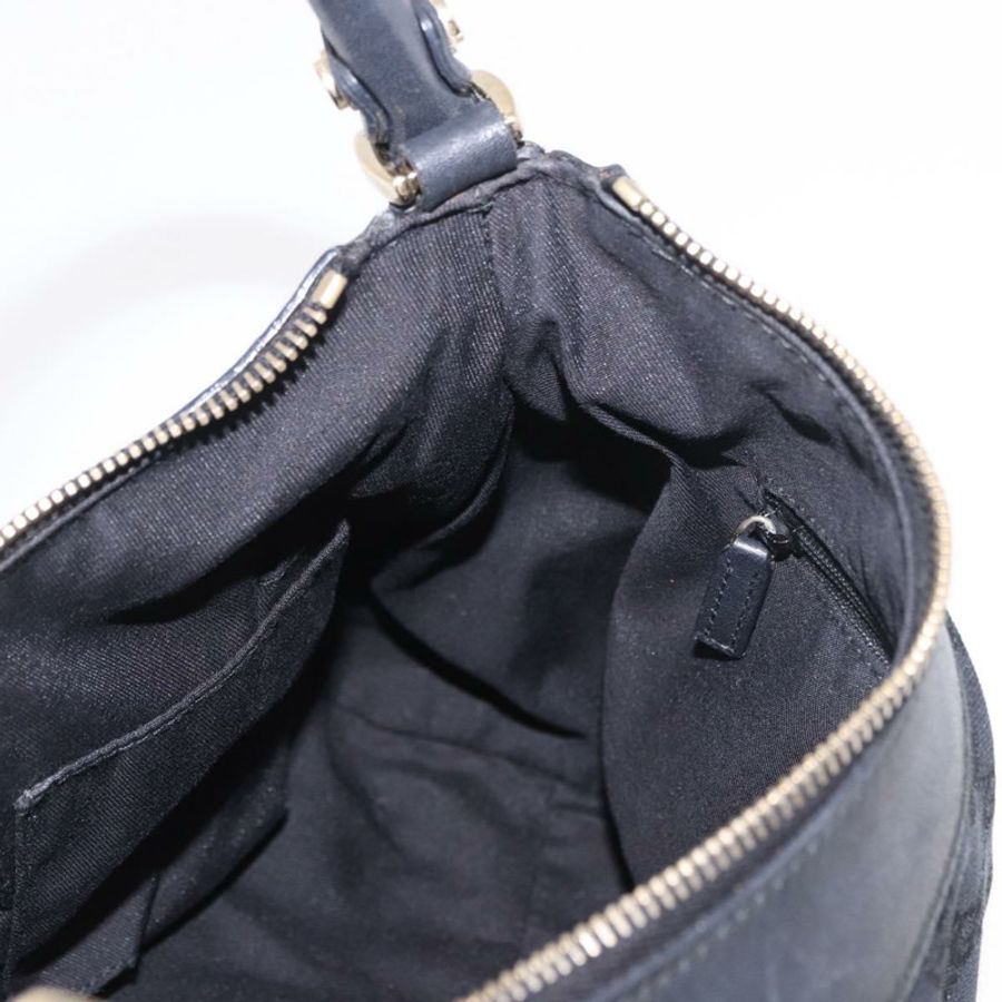 【日本直送】GUCCI GG帆布Abbey單肩包 黑色 金色 190525 正品 185668V-21