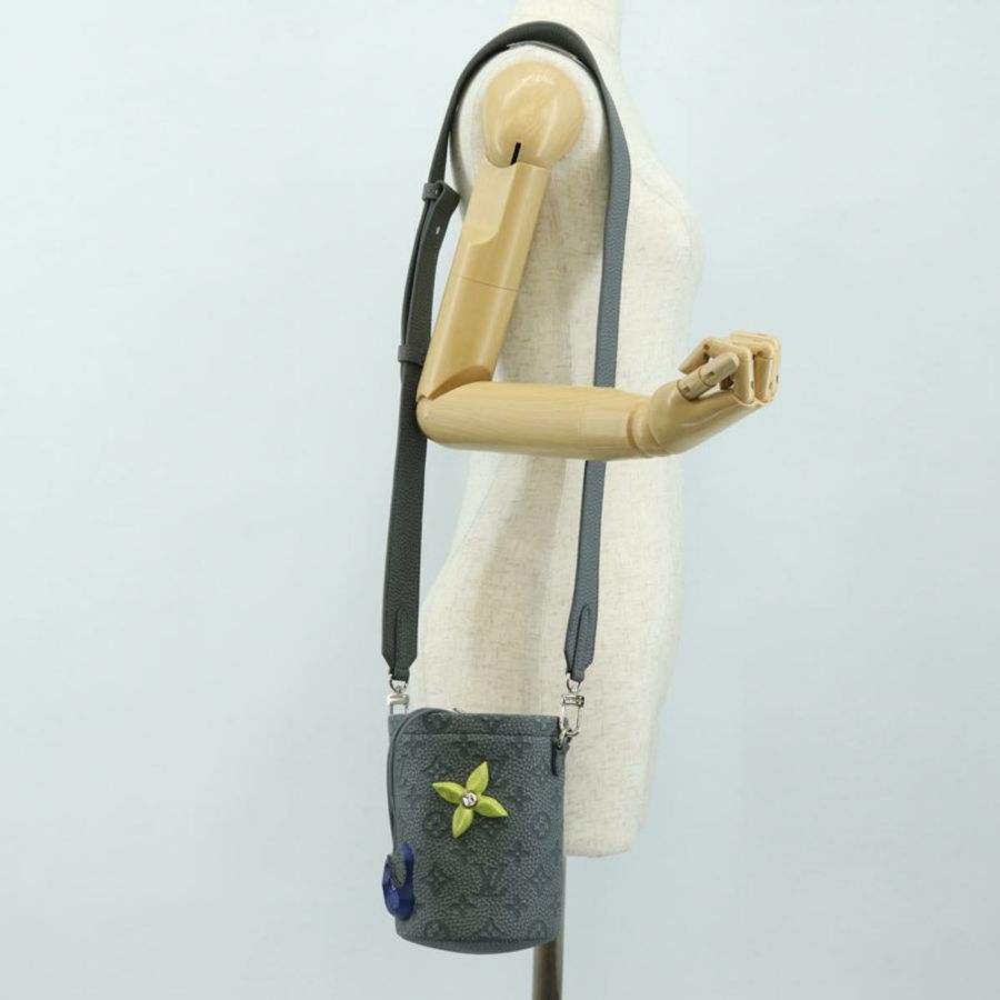 【日本直送】路易威登 Taurillon Clemence 攀岩粉袋 Nano Bag M81572 Auth 185487SAM-24