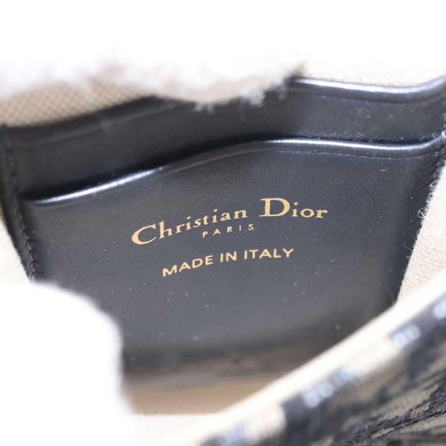 【日本直送】Christian Dior Trotter帆布馬鞍鏈手機支架 海軍藍/金色 正品 185492M-16
