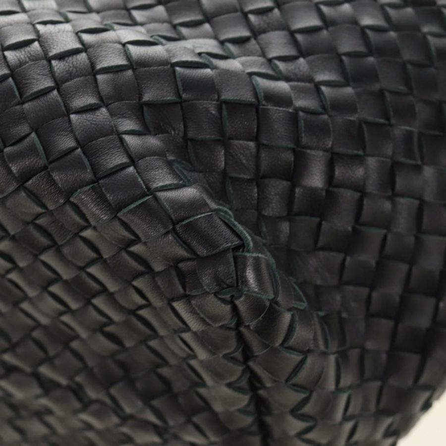 【日本直送】BOTTEGA VENETA INTRECCIATO Cabas PM 手提包,黑色真皮,正品 am11891SM-7