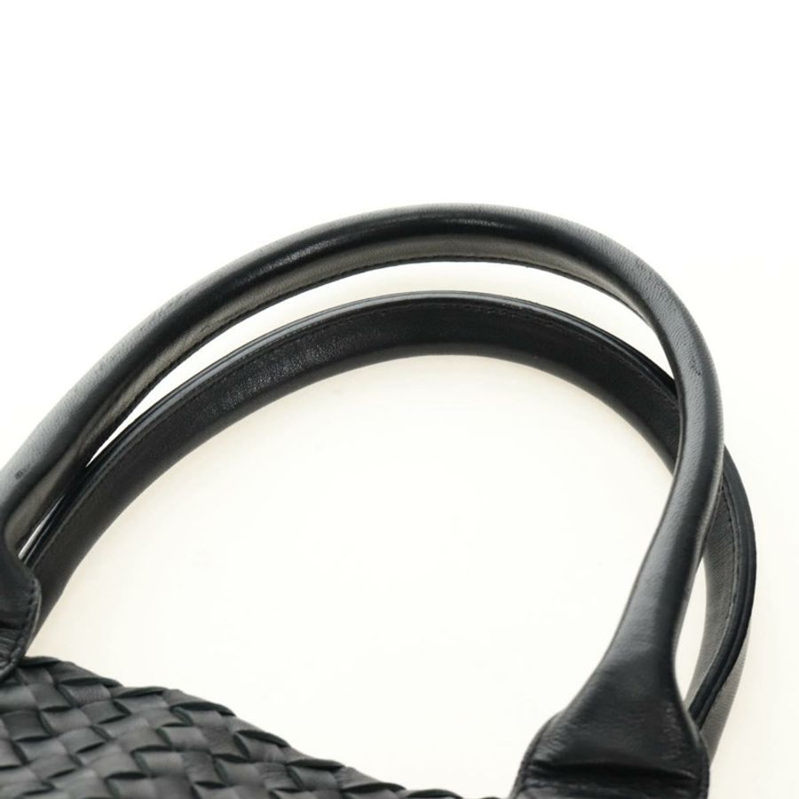 【日本直送】BOTTEGA VENETA INTRECCIATO Cabas PM 手提包,黑色真皮,正品 am11891SM-13