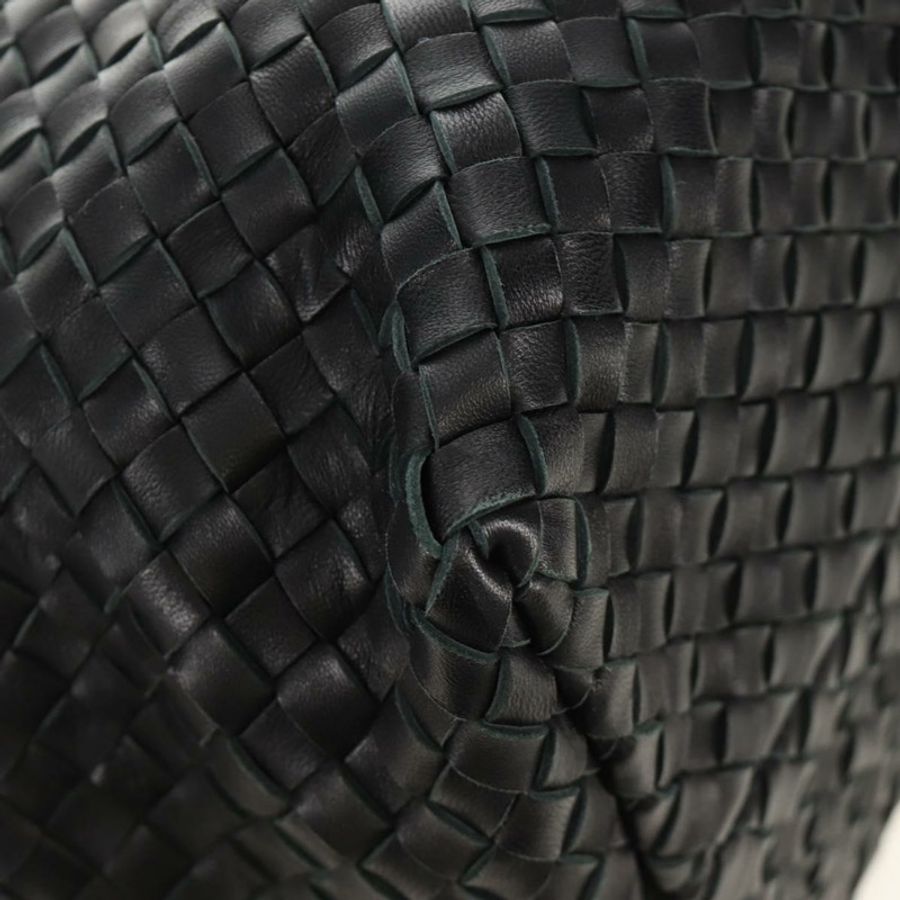 【日本直送】BOTTEGA VENETA INTRECCIATO Cabas PM 手提包,黑色真皮,正品 am11891SM-16