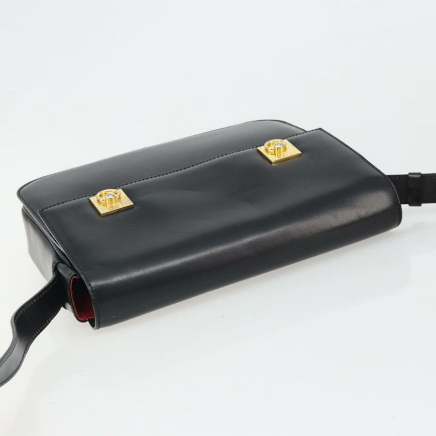【日本直送】CELINE 黑色金色皮革肩背包,正品編號 179534A-5