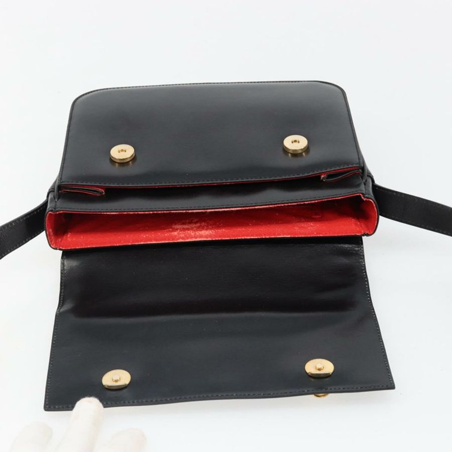 【日本直送】CELINE 黑色金色皮革肩背包,正品編號 179534A-8