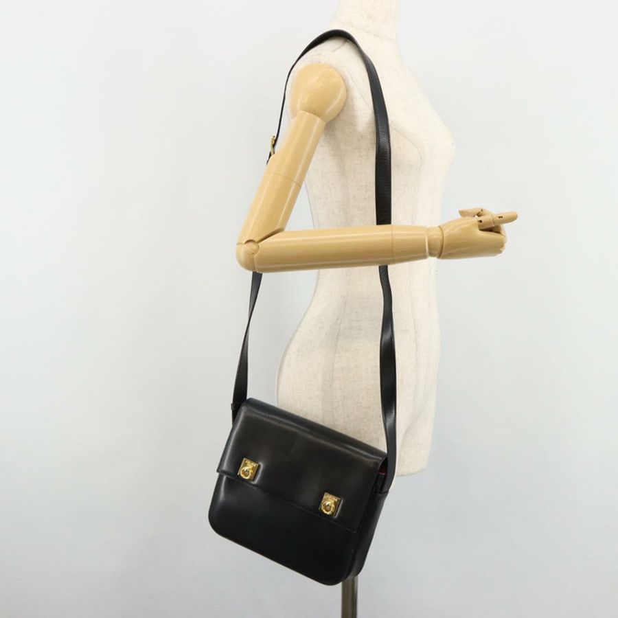 【日本直送】CELINE 黑色金色皮革肩背包,正品編號 179534A-25