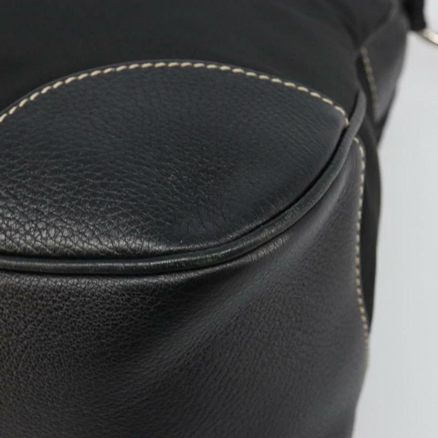 【日本直送】PRADA 單肩包 尼龍皮革 黑色 銀色 正品 179529A-16