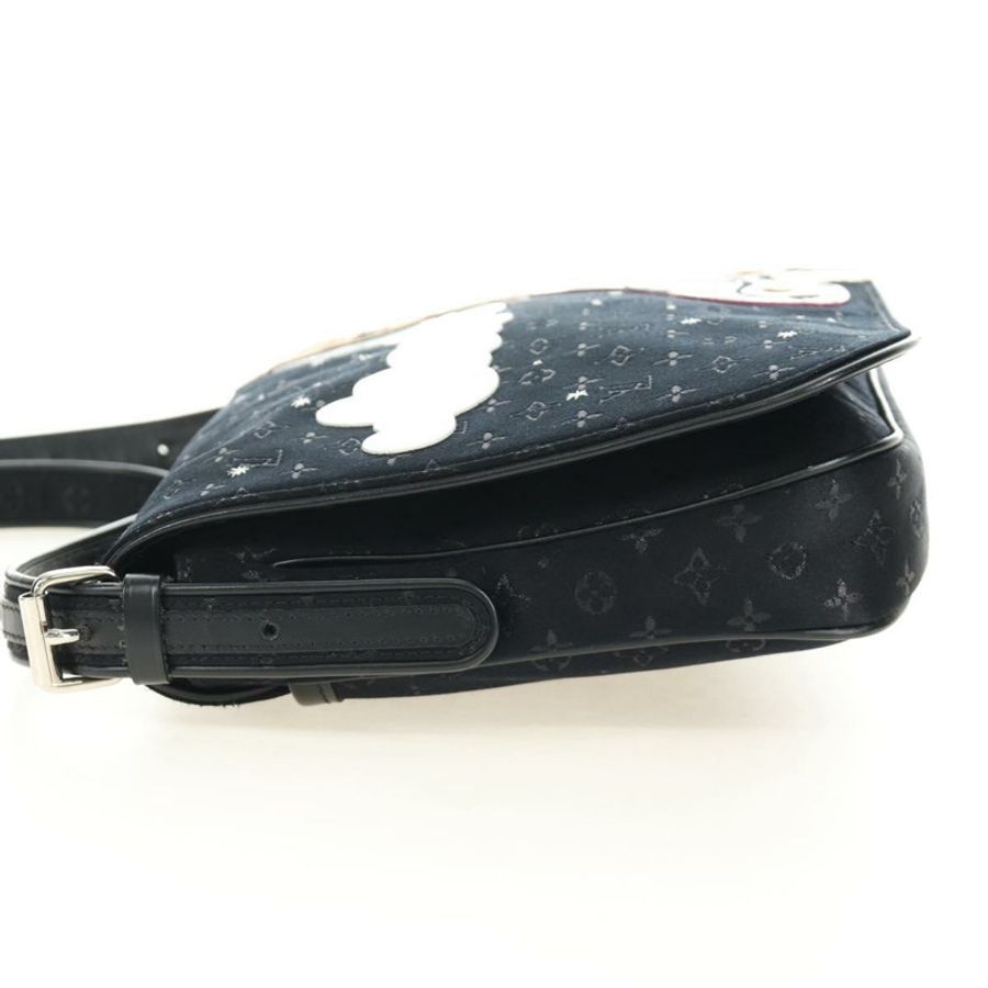 【日本直送】路易威登 Monogram Satin Musette Comte de Fe 手袋 黑色 M92273 LV 正品 179540SAV-2